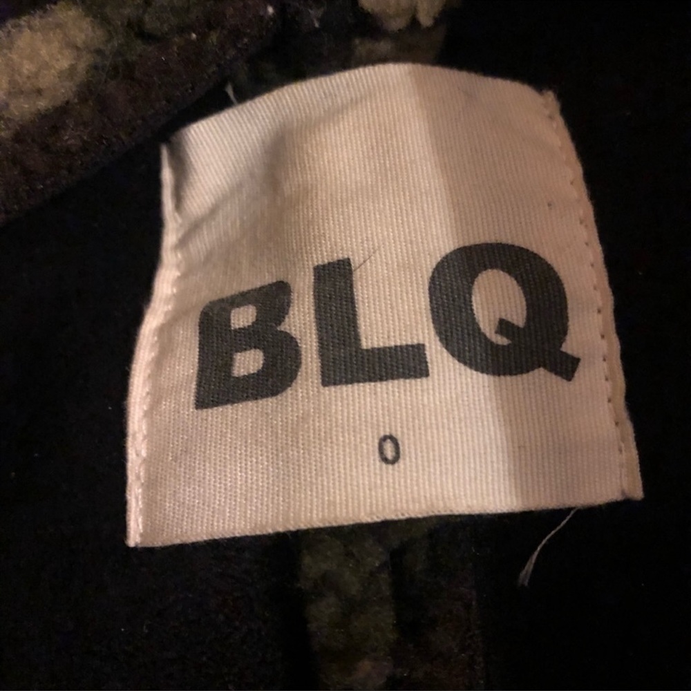 BLQ Basiq shearling camo jacket size 0= Size Small - Picture 6 of 6